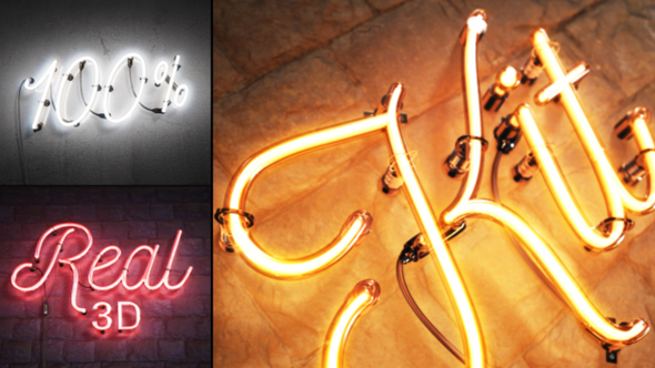 after effects neon sign kit free download